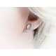 Silberschmuck - Ohrstecker Engelsflügel Silber 925 sx77