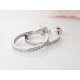 Silberschmuck  Ohrstecker 20 mm Silber 925 Zirkonia Sterlingsilber sc246