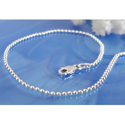Kugelarmband Silber 925 17 - 21 cm Sterlingsilber sg156
