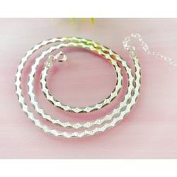 Silberschmuck Collier 45 cm Silber-925  kc91