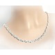 Silberschmuck Collier 45 cm geflochten Silber-925  kc123
