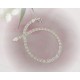Silberschmuck Armband  18 cm Schlangenkette flach mit Muster Silber 925  sg47