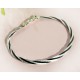 Armband Silber geflochten 18,5 cm Silber 925  sg72