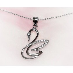 Silberschmuck - Anhänger Schwan Silber-925  SP165
