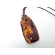 Bernstein Anhänger Silber 925  braun cognac gelb  ba404
