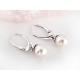 Perlen - Perlen-Ohrhänger Silber-925 SM24