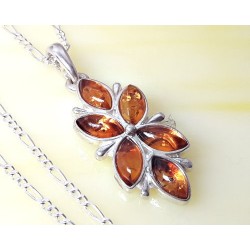 Bernstein Anhänger Silber-925 BF83