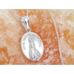 Devotionalien -Medaille Heilige Maria Madonna Silber 925 su353