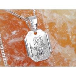 Christophorus Anhänger Silber 925 45cm 50cm Devotionalien su349