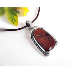 Bernsteinschmuck - Anhänger   Silber-925 BA177