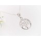 Silberschmuck - Anhänger Lebensbaum Silber-925 rhodiniert su356