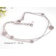 Armband Silber 17-19 cm Sterlingsilber rhodiniert SA136