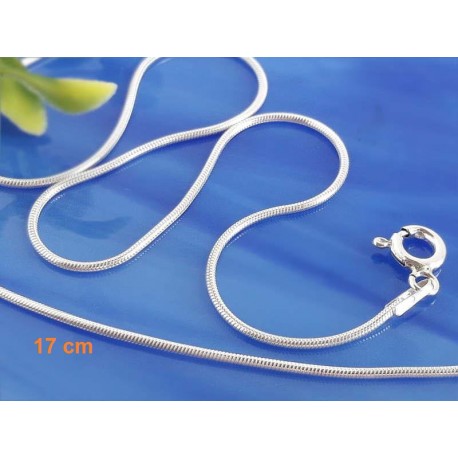 Silberschmuck - Armband Schlangenkette 17-20 cm Silber 925 sg34