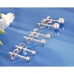 Ohrstecker Silber Ø 2,3,4 mm Ohrringe Silber 925 sx56