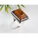 Bernsteinschmuck - Bernstein-Ring  Silber-925 br321