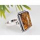 Bernsteinschmuck - Bernstein-Ring  Silber-925 br321