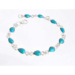Türkis Armband 18 cm Silber-925  gz260