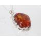 Bernsteinschmuck  Bernstein Anhänger  Silber 925  ba454