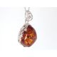 Bernsteinschmuck  Bernstein Anhänger  Silber 925  ba454