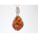 Bernsteinschmuck  Bernstein Anhänger  Silber 925  ba454
