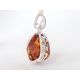 Bernsteinschmuck  Bernstein Anhänger  Silber 925  ba454