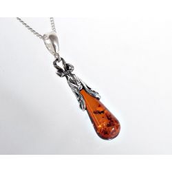 Bernsteinschmuck - Bernstein-Anhänger  Silber-925 ba456