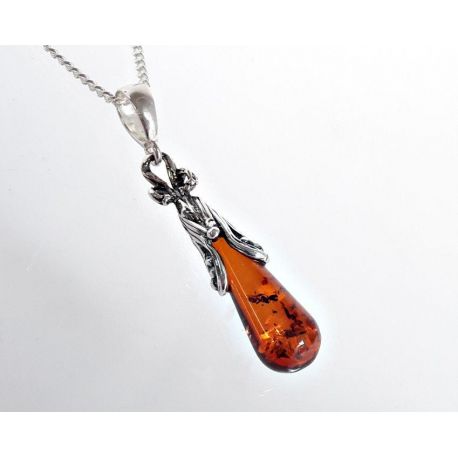 Bernsteinschmuck - Bernstein-Anhänger  Silber-925 ba456