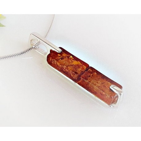 Bernsteinschmuck - Anhänger   Silber-925 BA202