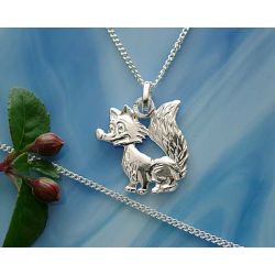 Fuchs Silber Anhänger Fuchs  Silber-925 tm01