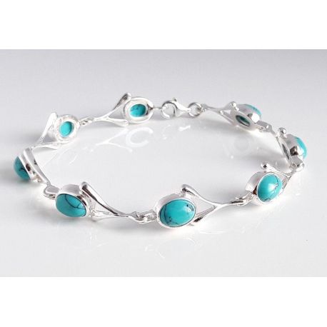 Türkis Armband Silber 925 GZ265