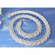 Collier Kette Silber 925 geflochten SD125