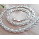Halskette Collier Silber geflochten 37 -50 cm Silber 925  SD183