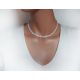 Halskette Collier Silber geflochten 37,5 - 50 cm Silber 925  SD183