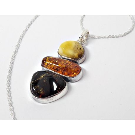 Bernstein  Anhänger  Silber-925 Bernsteinschmuck BA521