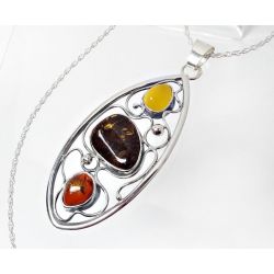 Bernstein  Anhänger  Silber-925 Bernsteinschmuck BA522