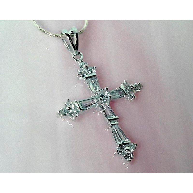SILBER KREUZ 925 Sterling Orthodoxe Anhänger k38 крест серебрянный 