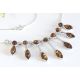 Bernstein Collier Kette Silber 925 BC71