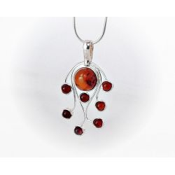 Bernstein Anhänger Silber-925 Bernsteinschmuck bf80