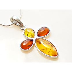 Bernstein Anhänger Silber-925 Bernsteinschmuck BI82