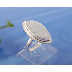 Mondstein Ring Silber 925 Silberschmuck MT105