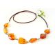 Bernstein Kette Collier 78 cm Bernsteinschmuck DC226