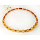 Bernstein Kette Collier 45 cm Bernsteinschmuck DC120a