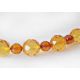 Bernstein Kette Collier 45 cm Bernsteinschmuck DC120a