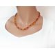 Bernstein Kette Collier 45 cm Bernsteinschmuck DC120a