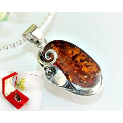 Bernsteinschmuck - Anhänger   Silber-925 AM382