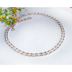 Silber Collier Silber 925 Halskette Silberschmuck kc92