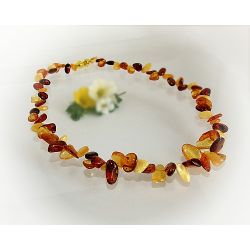 Bernsteinschmuck - Bernstein-Collier 44 cm (DC61)