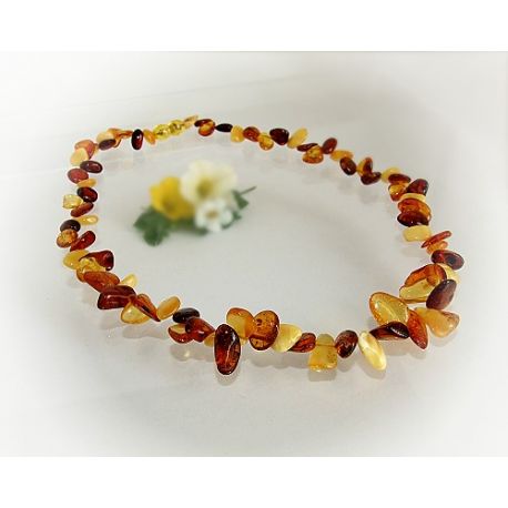 Bernsteinschmuck - Bernstein-Collier 44 cm (DC61)