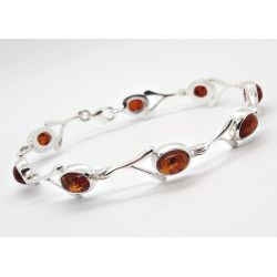 Bernstein Armband Silber 925  bb203