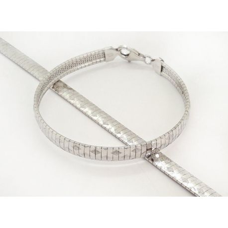 Armband Silber mit Muster 19 cm Silber 925 SG183